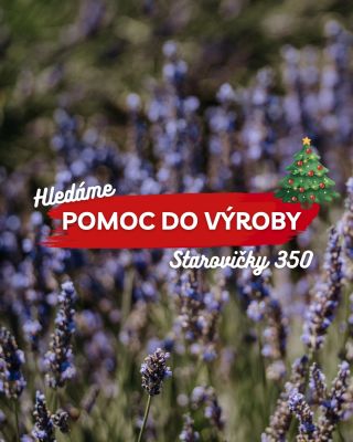 🎄 Hledáme posilu do Ježíškovy dílny ve Starovičkách! 🎁 Vánoce klepou na dveře a my máme práce nad hlavu – levandulové...